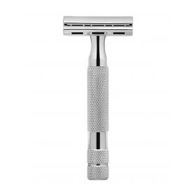 Rockwell 2C Safety Razor White Chrome