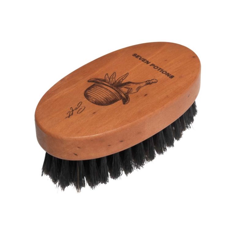 Seven Potions Beard Brush Natural - Soft